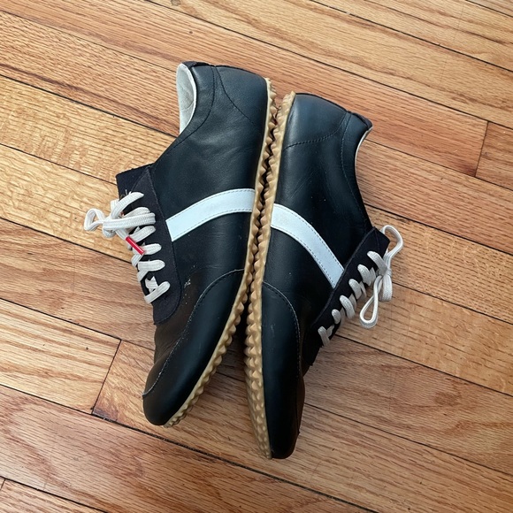 Plae Ecols WP Unisex Leather Waterproof Gum Barefoot Minimalist Summer Black 9 - Picture 7 of 14